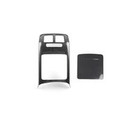 Garniture Console Centrale Pour VW Pour Golf 6 MK6 2008-2013 ABS Style Fiber De Carbone Voiture Console Arrière Boîte Sortie D'air Cadre Garniture Couverture