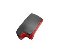 Garniture Couvercle Boîte D'accoudoir Pour Série 3 E90 2006 05-12 Accessoires De Voiture Cuir Texturé En Carbone Intérieur Contrôle Central(Black-Red splice)