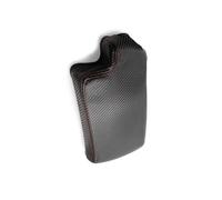 Garniture Couvercle Boîte D'accoudoir Pour Série 3 E90 2006 05-12 Accessoires De Voiture Cuir Texturé En Carbone Intérieur Contrôle Central(Black-red line)