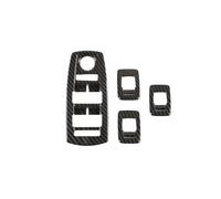 Garniture Couvercle Panneau Bouton Commutation Lève-vitre Pour X3 E83 06-10 | Accessoires intérieurs de cadre d'accoudoir de porte de voiture ABS Chrome(fibre de carbone)