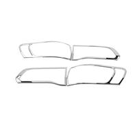 Garniture Couvercle Phare Avant Lot De 2 Protections Feux Arrière Pour Grand Pour Cherokee 2014 2015 2016 2017 2018 2019 2020(Chrome)