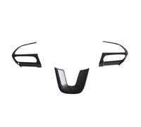 Garniture Couvercle Tableau Bord Pour Chargeur 2015 - 2023 | Accessoires décoratifs voiture pour Dodge, en Fiber de carbone ABS(Steering wheel trim)