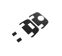 Garniture Couvercle Tableau Bord Pour Chargeur 2015 - 2023 | Accessoires décoratifs voiture pour Dodge, en Fiber de carbone ABS(Rear outlet sticker)