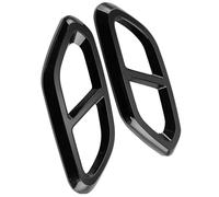 Garniture Couvercle Tuyau Queue 2 Pièces Cache D'embout D'échappement Arrière Pour Voiture Compatible Avec Benz Pour GLC X254 C254 2022 2023 2024