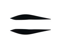 Garniture couverture paupière sourcil phare Pour Pour Fiesta MK8 2017 2018 2019 2020 Projecteur Voiture Sourcil Moulure Lèvres Moulure Kit Garniture Carrosserie