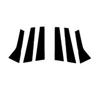 Garniture Couverture Poteau Pilier Porte Voiture pour Opel Vauxhall Astra J(P10) 4-door Sedan Saloon 2012-2017, Bande Protection Anti-Rayures Pilier B C, Autocollant Décoration Pilier Central Fenêtre