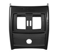 Garniture d'aération arrière, garniture de couvercle d'évent de sortie de climatisation arrière de fibre de carbone pour série 3 4 F30 F34 13-18