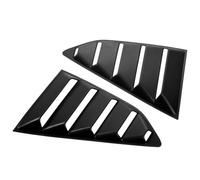 Garniture d'aération de Pare-Soleil de fenêtre arrière de Voiture, Couverture de décoration Compatible pour Chevrolet Camaro 2017 2018 2019 2020-2023, Accessoires extérieurs(Glossy Black)