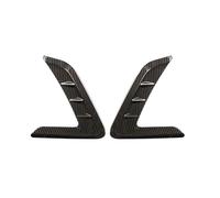 garniture d'aile latérale de voit Aile latérale extérieure de voiture, flux d'air, garde-boue, grille de sortie, décoration adaptée à la série 3 G20 2020 2021(Carbon texture)