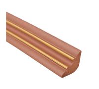 Garniture d'angle extérieur intérieur en PVC, moulage en vinyle auto-adhésif pour la décoration des bords de meubles et de carreaux, décollez et collez la bande d'angle extérieur externe 4m 60mm