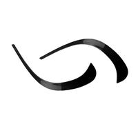 Garniture De Becquet De Pare-Chocs Avant pour Mercedes pour Benz GLC X253 GLC260 GLC300 2020 2021 JUNOOS(Carbon Fiber Styling)