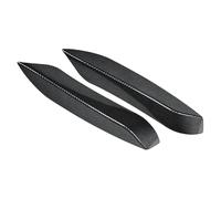 Garniture de becquet de séparateur latéral de pare-chocs avant de voiture adaptée pour M3 F80 F81F82 F83 2014-2020 Couverture des ailes de flux d'air latéral(Carbon Fiber Black)