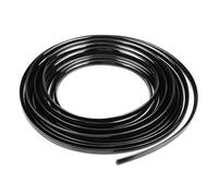 Garniture de Bord en Caoutchouc, Bande de Moulage de Bordure de Voiture en U, Bande de Garniture de moulure de Bord de portière de Voiture de 6 m/19,7 pi Moule de Protection Anti-Rayures (Noir)