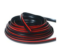 Garniture de bord évasée pour puits de roue de voiture et camion, joint en caoutchouc pour fusées d'aile universel, liens avec ruban adhésif 3M de qualité automobile, style T, longueur 9,2 m