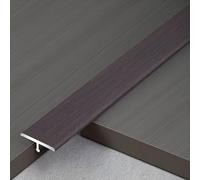 Garniture de Bordure Couvre-Seuil Moulure de Transition en T Bande de Séparation Sol-Carrelage Bandes de Seuil