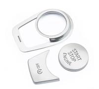 Garniture de bouton de démarrage et d'arrêt du moteur pour BMW Série 1 2 3 F30, X1 et X6 Modèles 2012 2018 Pièce de rechange