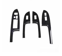 Garniture de bouton de lève-vitre d'accoudoir de porte droite for Honda Accord 7e génération (2004-2007), style ABS, 4 pièces