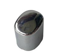 Garniture de bouton poussoir de déverrouillage de levier de frein à main chromée pour Skoda Octavia 1 2 3 A4 A5 A7 VW Golf 4 GTI MK4 2000-2005(For octavia mk1)
