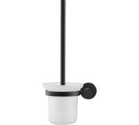 Duravit Garniture de toilette D-Code 0099274600 à suspendre au mur Noir mat