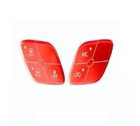 Garniture De Cadre De Commutateur De Climatisation Pour Toyota C-HR Chr 16-21, Vitres Lève-vitres Démarrage Arrêt Panneau Levier Vitesses Bande décorative contrôle central(ROUGE,C)