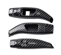 Garniture De Cadre De Levier De Vitesse D'essuie-glace Pour Mercedes Pour Benz B C E S GLC CLA GLA GLE W204 W205 W212 W213 X156 X166 autocollant intérieur voiture(Noir)