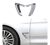 Garniture de capot d'aération latérale - pour BMW Série 3 - pour GT F34 2013-2017 - Plastique ABS noir mat - pour Fender Air Admission Sticker Accessoires extérieurs décoratifs (argent)