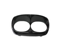 Garniture de carénage double de phare de moto en plastique ABS pour Harley Road Glide FLTR FLTRX FLTRU 1998-2013 (noir brillant)