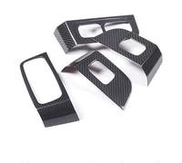 Garniture De Commutateur De Lève-vitre En Fibre De Carbone Véritable Pour Porsche Pour Taycan 2019 2020 2021 2022 Accessoires D'intérieur UOEMCRTB(Style A)