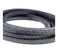 Garniture de compression tressée en graphite flexible de 4.8 mètre de long, adaptée aux vannes de pompe ou aux joints mécaniques(20x20mm)