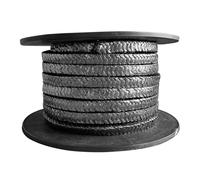 Garniture De Compression Tressée En Graphite Flexible Expansé, Garniture Mécanique De Résistance à Haute Température Et Haute Pression Pour Presse-étou(Size:6×6mm,Color:Length: 9.8 Feet（3m）)