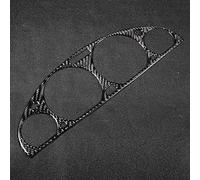 Garniture de Console Centrale en Fibre de Carbone, Finition Authentique pour E46 M3 98 05, Couverture de Tableau de Bord Adhésive, Mise à Niveau de l'intérieur de la Voiture avec