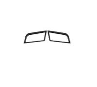 Garniture De Console Centrale Pour Mustang GT 2015-2021, Autocollants Pour Grilles D'aération Gauche Et Droite, Cadre Intérieur Bande décorative contrôle central(NOIR)