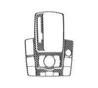 Garniture De Console Centrale Pour Q7 2007-2015, Autocollant Décoratif Pour Panneau De Commande De Levier De Vitesse Bande décorative contrôle central(Noir 3,Conduite à gauche)