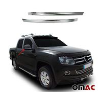 Garniture de Coque de Rétroviseur Compatible avec VW Amarok 2010-2021, Bande décorative de Rétroviseur, Argent 2 Pcs