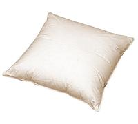 Garniture de Coussin Schwarzfischer 50x50cm Coton avec Une Garniture en Plumes 100% Naturelles