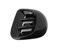 Garniture de Couvercle D'aération Latérale D'aile, Garnitures de Couvercle D'aération Latérale D'aile Arrière pour Smart Fortwo/Forfour 453 2015-2021(Noir brillant)