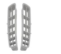 Garniture de couvercle de sortie d'air intérieur de pare-brise de voiture, pilier A, pour VW PQ Golf 6 GTI Golf MK6 2009-2014 Grille de Ventilation(1pair Gray)