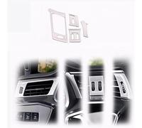 Garniture De Couvercle D'évents De Climatiseur En Acier Inoxydable Pour Audi A6 C8 2019 Décalcomanies De Décoration De Cadre De Haut-parleur De Porte De Voiture En Argent Accessoires (Color : E)