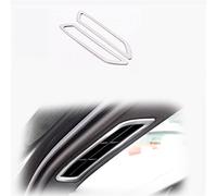 Garniture De Couvercle D'évents De Climatiseur En Acier Inoxydable Pour Audi A6 C8 2019 Décalcomanies De Décoration De Cadre De Haut-parleur De Porte De Voiture En Argent Accessoires (Color : C)