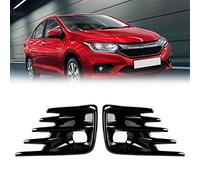 Garniture De Couvercle Phare Antibrouillard Calandre Pare-Chocs Voiture Noir Brillant pour pour City GN Hatchback 2020 2021 2022