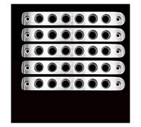 Garniture de Couverture de la poignée de pièce pour Wrangler Jeep JK 2007-2016 Poignée d'aluminium de Porte d'aluminium de Porte d'aluminium (Color : 5X Silver)