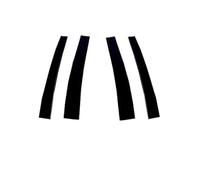 Garniture de Couverture de Poteau de Pilier BC de Colonne de Porte de fenêtre Noire pour Volkswagen Polo Mk4 Sedan 2002-2010