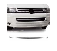 Garniture de Diffuseur Pare-Chocs Avant Compatible avec VW T5 Transporter Multivan 2010-2015, Garniture Baguette de Calandre en Acier Inoxydable Argent