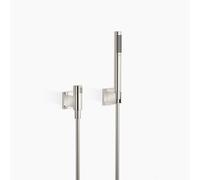 Garniture de douche Dornbracht avec rosaces individuelles, avec régulateur de débit, 27809985-08, Couleur: platine