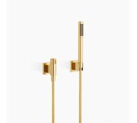 Garniture de douche Dornbracht avec rosaces individuelles, avec régulateur de débit, 27809985-28, Couleur: Laiton brossé