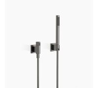 Garniture de douche Dornbracht avec rosaces individuelles, avec régulateur de débit, 27809985-99, Couleur: foncé Platine mat