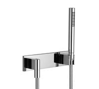 Garniture de douche flexible Dornbracht avec plaques de recouvrement, 27818980-27, Couleur: Light Gold brossé