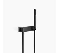 Garniture de douche flexible Dornbracht avec plaques de recouvrement, 27818980-33, Couleur: Noir Mat