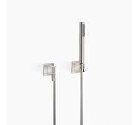 Garniture de douche flexible Dornbracht avec rosaces individuelles, 27808980-08, Couleur: platine