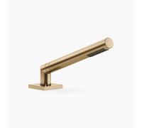 Garniture de douche flexible Dornbracht pour montage sur bord de baignoire ou de carrelage, rosace 60x60mm, 27702980-39, Couleur: Dark Brass brossé